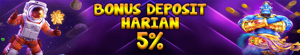 BONUS DEPOSIT HARIAN 5%